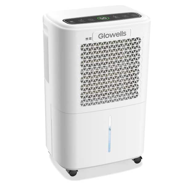 34 pt. 2,500 sq. ft. Energy Star Dehumidifier with 0.53 Gal Bucket and Continuous Drain in. White