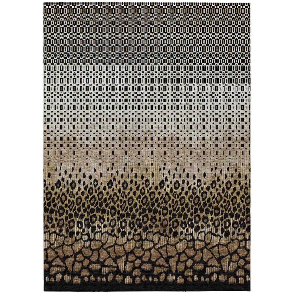 Chantille Machine Washable Indoor/Outdoor Abstract ACN2801 Brown 10 ft. x 14 ft. Area Rug price history on PriceWatchPro