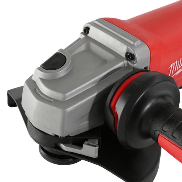 Milwaukee 13 Amp 6 in. Small Angle Grinder with Paddle Switch 6161