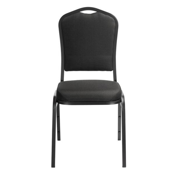 National Public Seating 9300-Series Ebony Black Seat / Black Frame