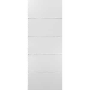 0020 24 in. x 80 in. Flush No Bore Solid Core White Finished Pine Wood Interior Door Slab