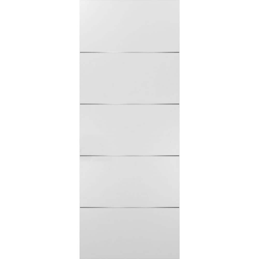 0020 42 in. x 80 in. Flush No Bore Solid Core White Finished Pine Wood Interior Door Slab price history on PriceWatchPro