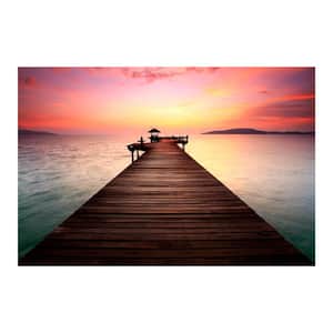 47 in. x 32 in. "Wanderlust" Tempered Glass Wall Art