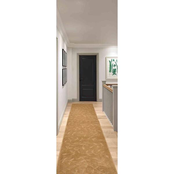 Euro Flowers Beige 26 in. W x 600 in. L Stair Runner 108.49 sq. ft.
