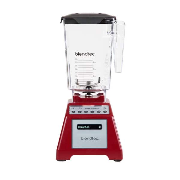 Total Classic Original Blender-90 oz. 10 speeds-6 Pre-Programmed Cycles-Red-Blender-with Wildside Plus Jar