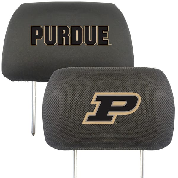 FANMATS NCAA Purdue University Embroidered Head Rest Covers (2-Pack)