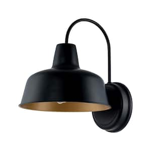 VersaGlow 60-Watt E26Bulb base Dark Bronze Farmhouse Wall Pack Light