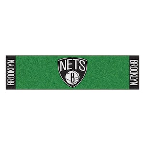 NBA Brooklyn Nets 1 ft. 6 in. x 6 ft. Indoor 1-Hole Golf Practice Putting Green