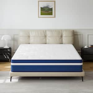 Full Size Medium Comfort Level Hybrid Memory Foam 10 in. Bed-in-a-Box Mattress