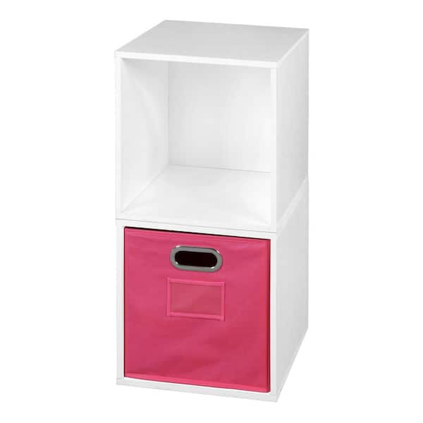 Niche 26 in. H x 13 in. W x 13 in. D Wood 2- Cube Organizer