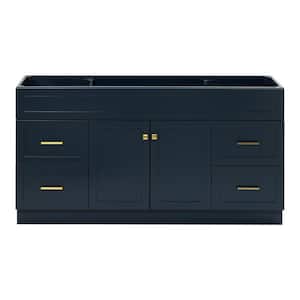 Hamlet 66 in. W x 21.5 in. D x 34.5 in. H Single Bath Vanity Cabinet without Top in Midnight Blue