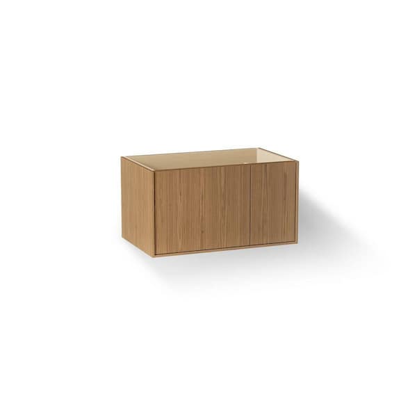Jute 36 in. W x 22 in. D x 20 in. H Bathroom Vanity Cabinet without Top in Linen White