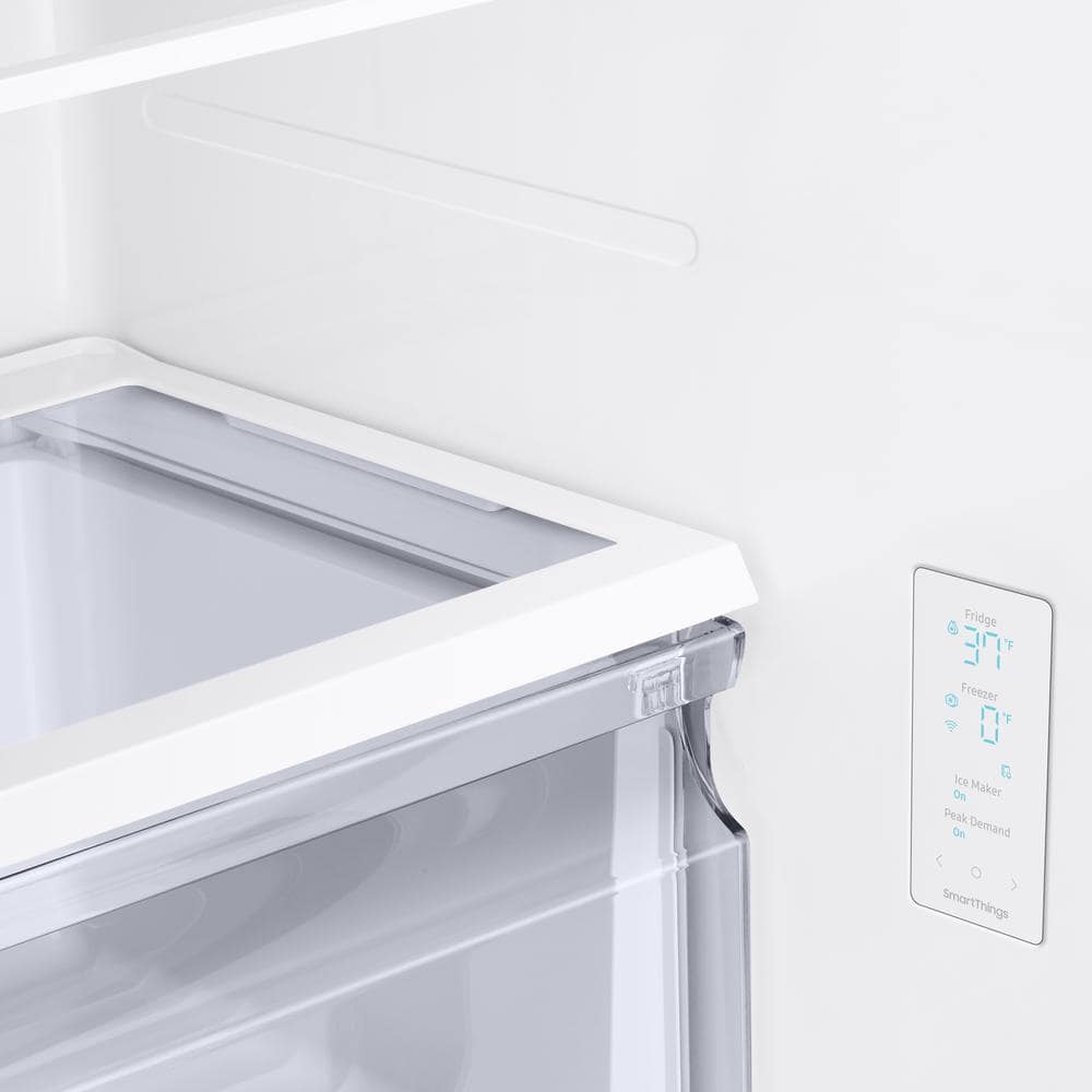 Stainless Steel Smart French Door Refrigerator with Ice Maker
