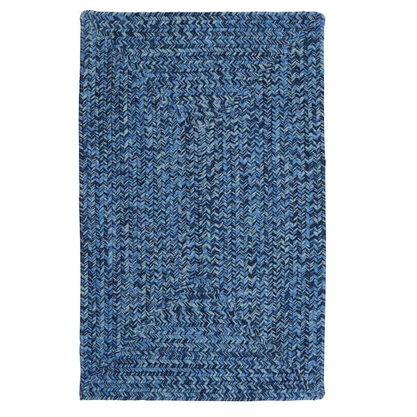 Marilyn Tweed Ocean Wave 2 ft. x 8 ft. Braided Runner Rug