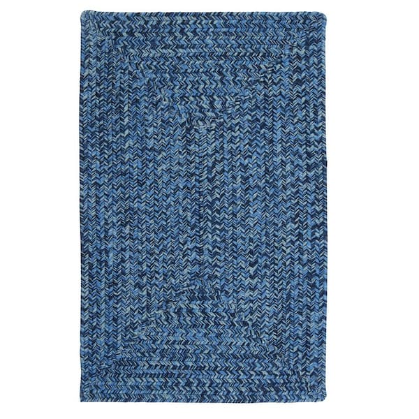 Home Decorators Collection Marilyn Tweed Ocean Wave 2 ft. x 12 ft. Braided Runner Rug