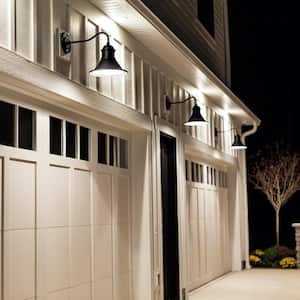 Northland 16.75 in. 1-Light Black Outdoor Hardwired Barn Sconce with No Bulbs Included (1-Pack)