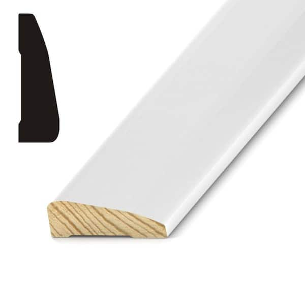 Kelleher 11/16 in. x 1-5/8 in. x 8 ft. Primed Pine #2 Wire Moulding P661PR  - The Home Depot