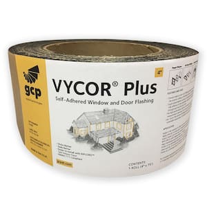 Vycor Plus 4 in. x 75 ft. Roll Fully-Adhered Flashing Tape (25 sq. ft.)