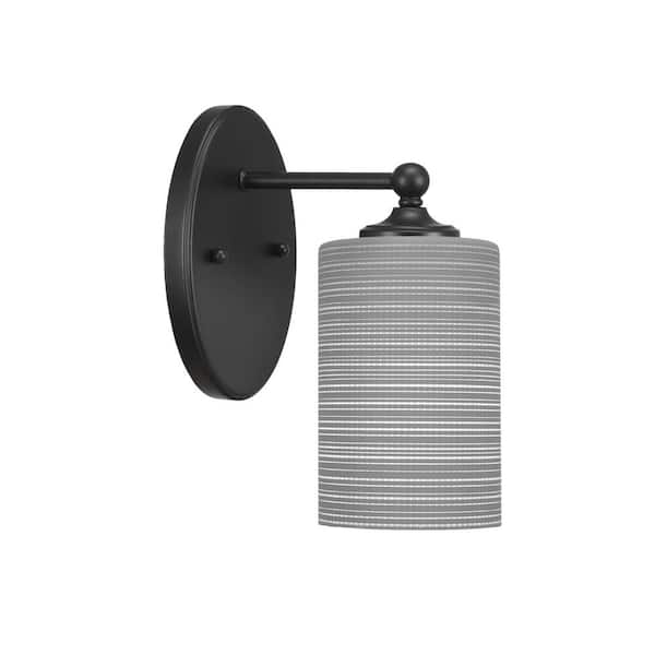 Unbranded Royale 1-Light Matte Black Wall Sconce