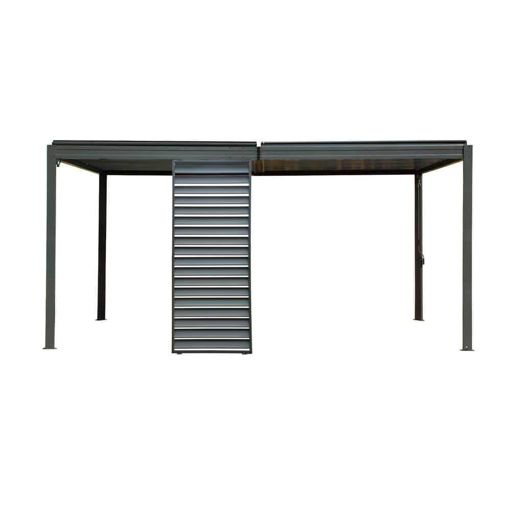 domi outdoor living Aluminum Privacy Screen Side Wall with