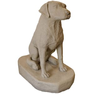 Sandstone Resin Labrador Statue