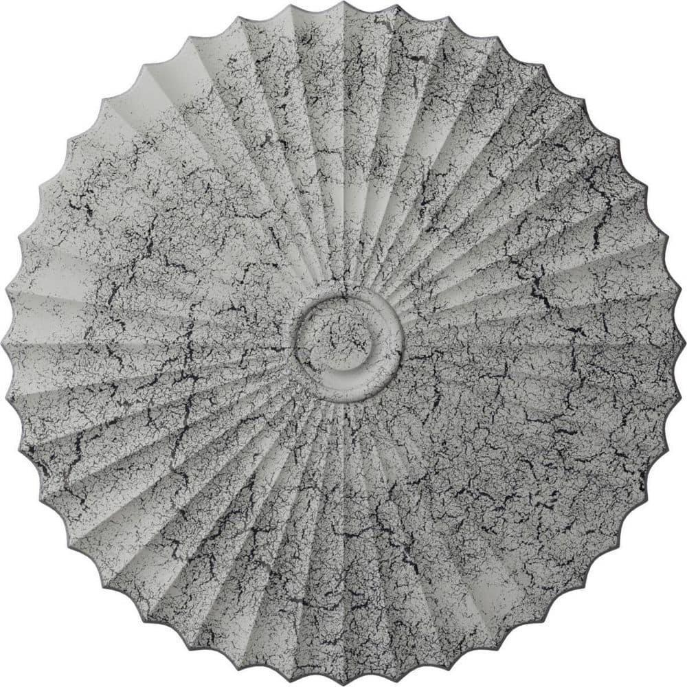 2 in. x 47-5/8 in. x 47-5/8 in. Polyurethane Shakuras Ceiling Medallion, Ultra Pure White Crackle price history on PriceWatchPro