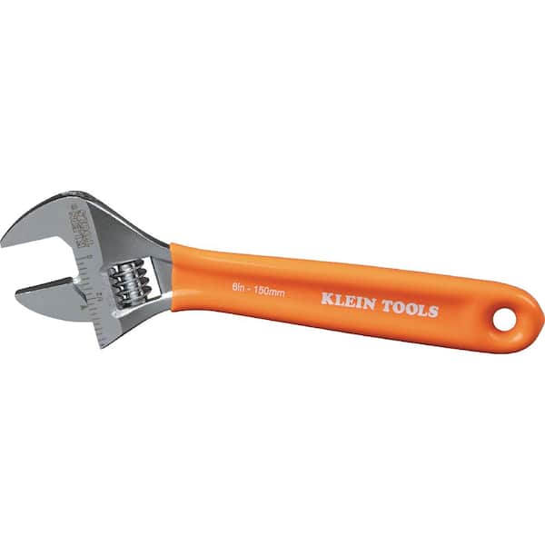 Klein Tools 6 in. Extra-Capacity Adjustable Wrench