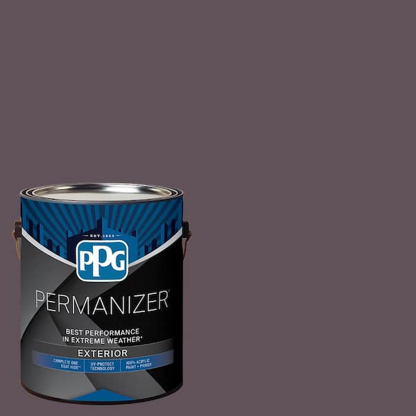 PERMANIZER 1 gal. PPG13-18 Pinot Noir Flat Exterior Paint