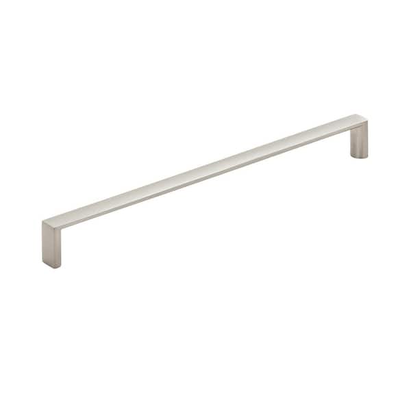 Amerock Metro 7-9/16 in. Center-to-Center Modern Satin Nickel Bar Cabinet Pull
