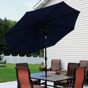 Home Decorators 78"L x 120"W x 1:H Maxim heather Beige Patio Umbrella Canopy Sha 