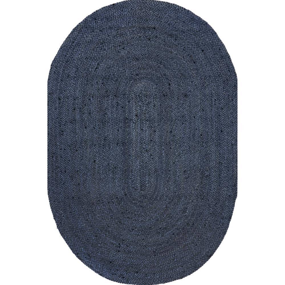 Reviews for nuLOOM Rigo Chunky Loop Jute Navy Doormat 3 ft. x 5 ft