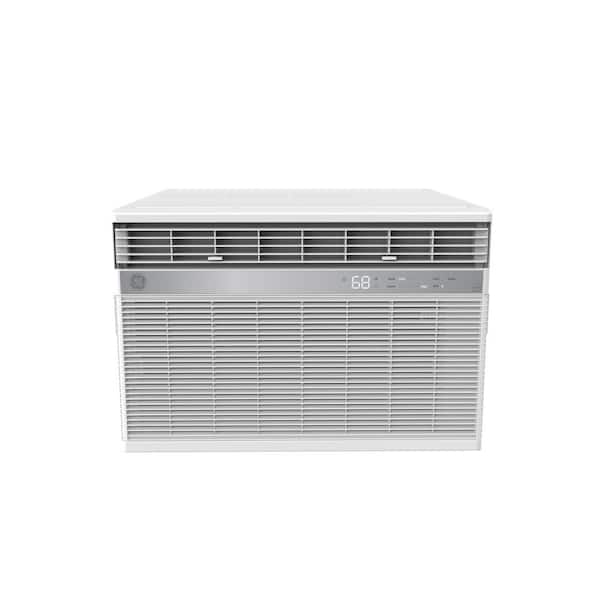 GE 18,000 BTU Window Air Conditioner for 1,000 sq. ft. Large Rooms with Dehumidifier and Remote in White