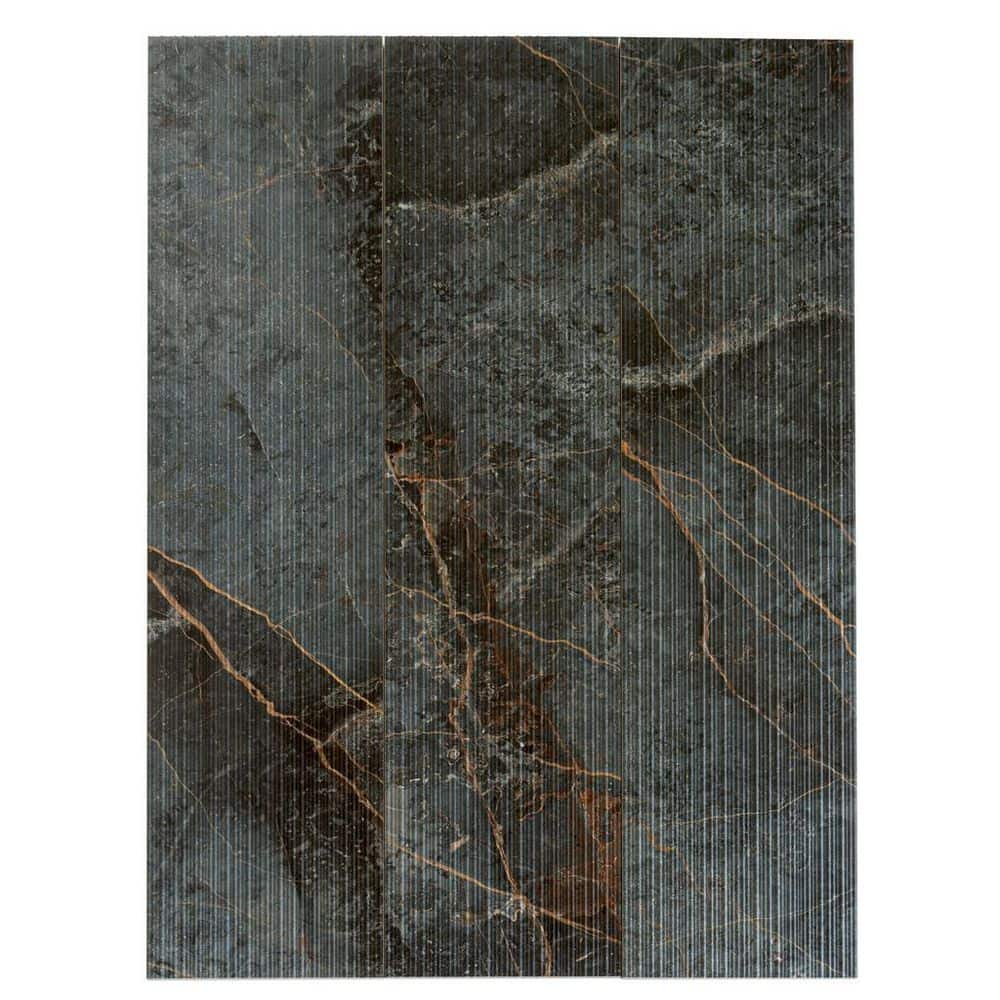 Pinnacle 12 in. x 48 in. Matte Slate Gray with Molten Copper Porcelain Wall and Floor Tile (11.63 sq. ft./case) (3 Pack) price history on PriceWatchPro