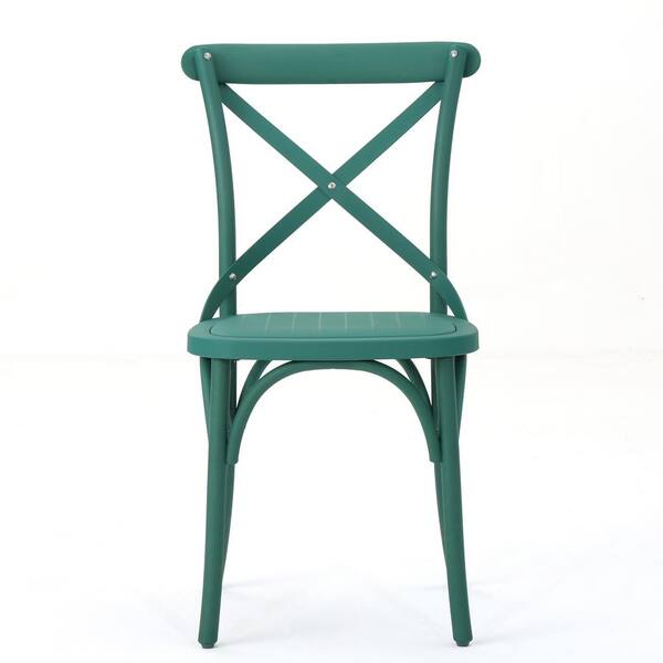 Noble House Danish Magnolia Green Plastic Outdoor Dining Chair 4 Pack 40729 The Home Depot Noble House Danish Magnolia Green, Magnolia Outdoor Furniture