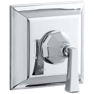 Memoirs Stately 1-Handle Tub and Shower Faucet Trim Kit with Deco Lever Handle in Polished Chrome (Valve Not Included)