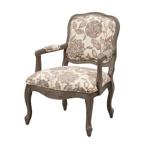 Charlotte Multi Camel Back Exposed Wood Chair