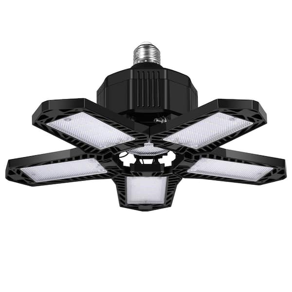 TYCOLIT 80-Watt Integrated LED Foldable Chandelier with Shades