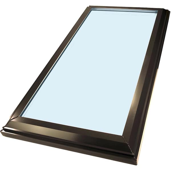 SUN-TEK 14-1/2 in. x 30-1/2 in. Fixed Curb Mounted Skylight with Tempered Low-E3 Glass