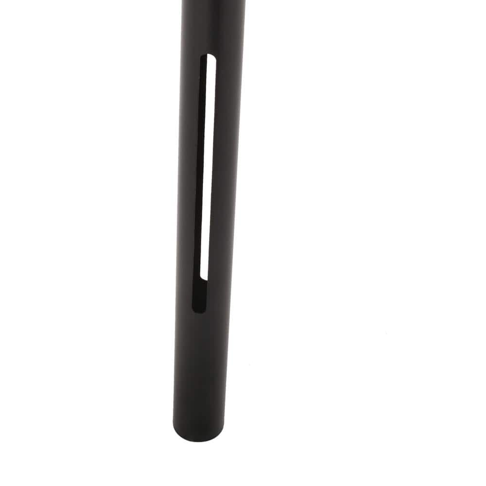 Industrial Black Iron Queen Headboard with Pipe Slat Design
