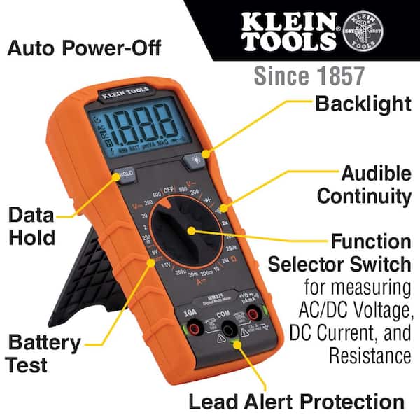 9-Function Digital Multimeter with Audible Continuity