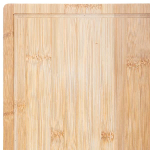 MasterChef Large Bamboo Cutting Block, Sustainable Butchers Carving Block