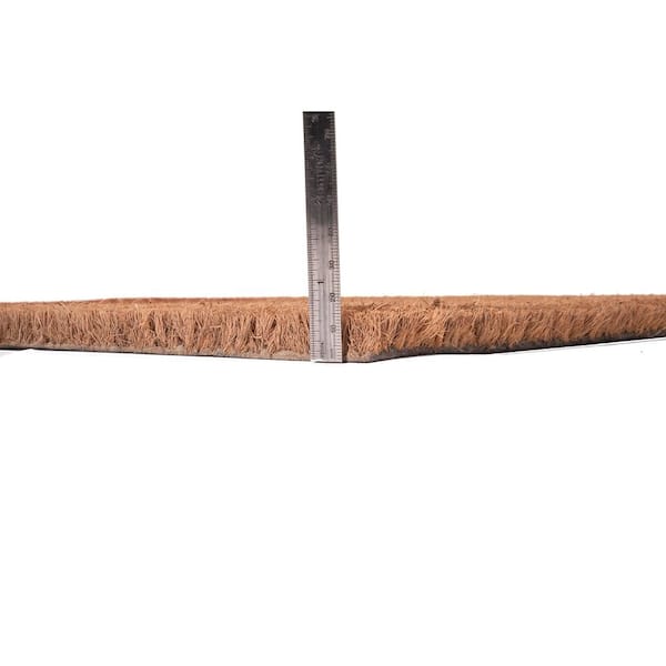 Nature Mats by Geo Multi Color 18 in. x 30 in. Coir Butterfly Welcome Doormat