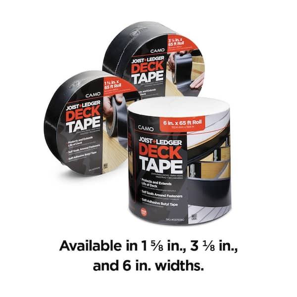 CAMO 1-5/8 in. x 65 ft. Joist Plus Ledger Deck Tape 375010 - The