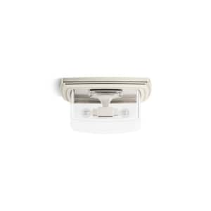 Riff 14 in. 2-Light Polished Nickel Flush Mount