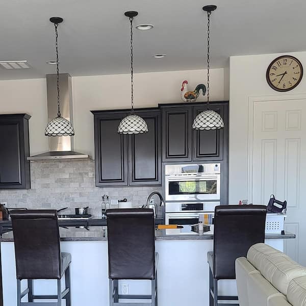 1-Light Tiffany Style Hanging Pendant