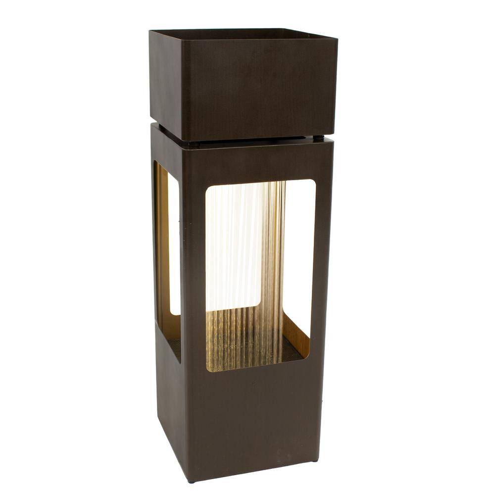 Serene Showers 36" Tall Zinc Outdoor Water Fountain with LED Lights