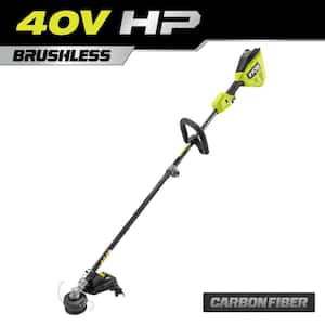 40V HP Brushless 16 in. Attachment Capable Cordless Battery Carbon Fiber Shaft String Trimmer (Tool Only)