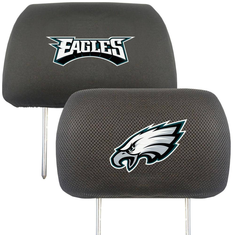 NFL Philadelphia Eagles Black Embroidered Head Rest Cover Set (2-Piece) price history on PriceWatchPro