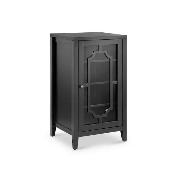 ACME Furniture Fina 8-Bottle Accent/Wine Cabinet in Black