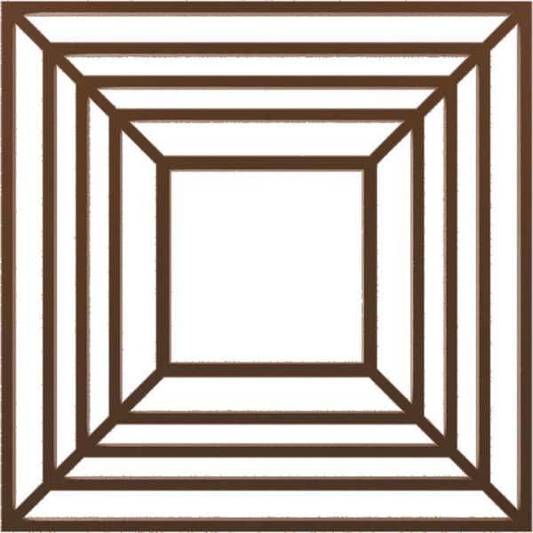 Ekena Millwork 1 in. x 32 in. x 32 in. Raven Architectural Grade PVC Pierced Ceiling Medallion